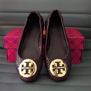 Tory Burch Quilted Minnie Flats